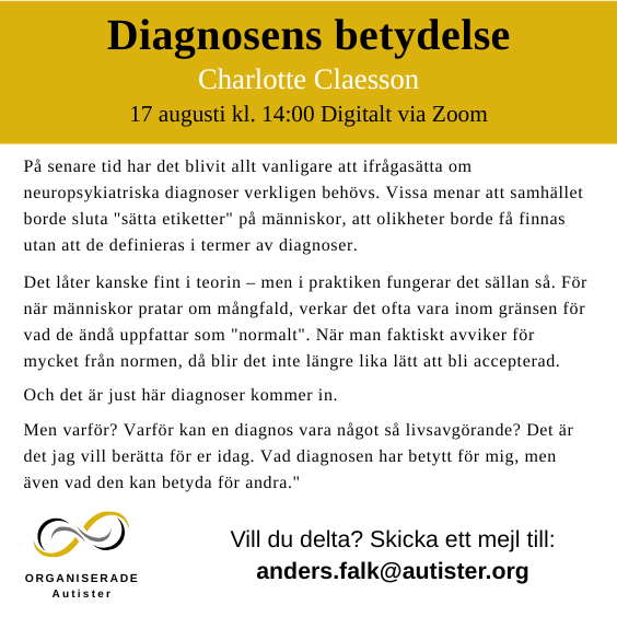 Att leva som autist